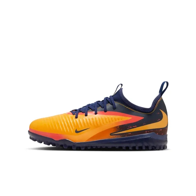 Nike Jr. Phantom 6 Low Academy 'Erling Haaland' Older Kids' Turf Football Shoe - Orange