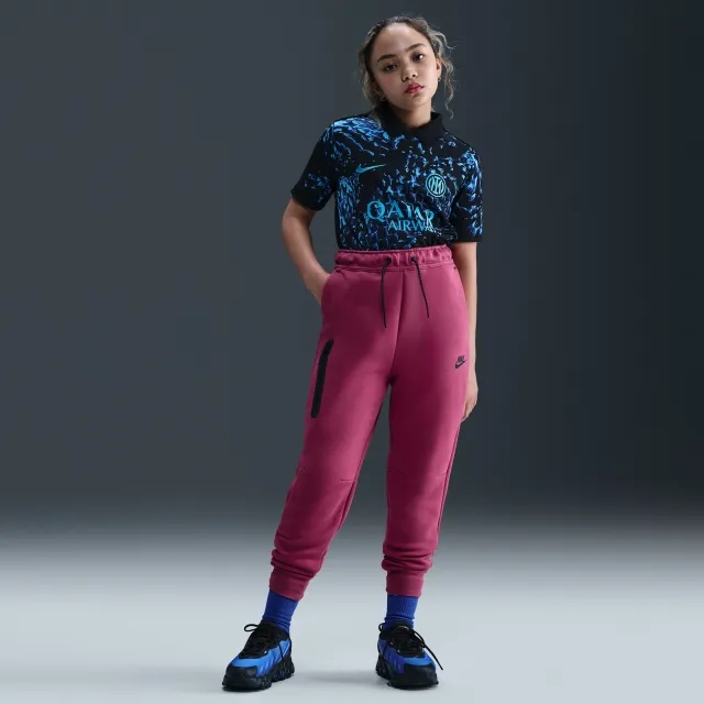 Nike Sportswear Tech Fleece Girls' Joggers - Purple - Cotton/Polyester