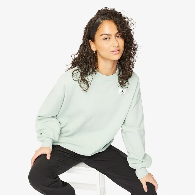 Jordan Womens Flight Fleece Long Sleeve Crew Top