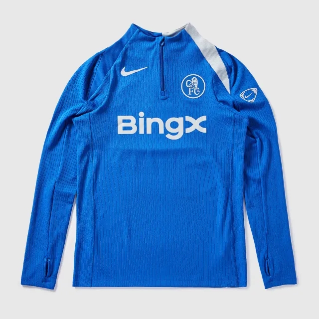 Nike Chelsea 25 26 Dri FIT ADV 1 4 Zip Strike Third Drill Top