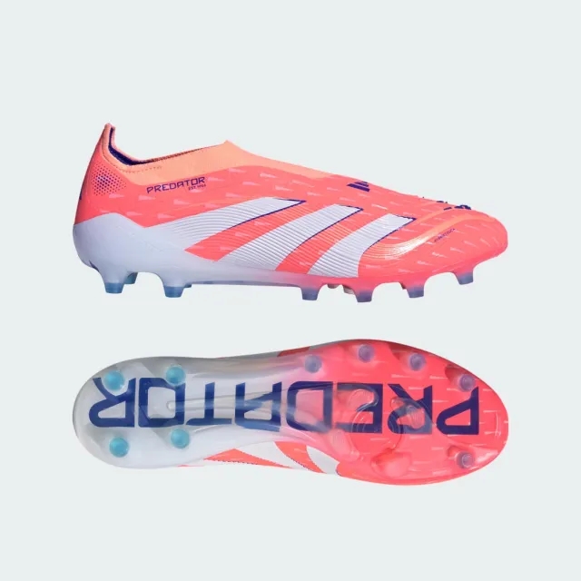 Adidas Predator Elite Laceless Ag Coral Blaze - Signal Orange/Footwear White/Beam Orange - ['Orange']