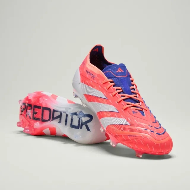 Adidas Predator Elite Fg Coral Blaze - Signal Coral/Footwear White/Beam Orange - ['Orange']