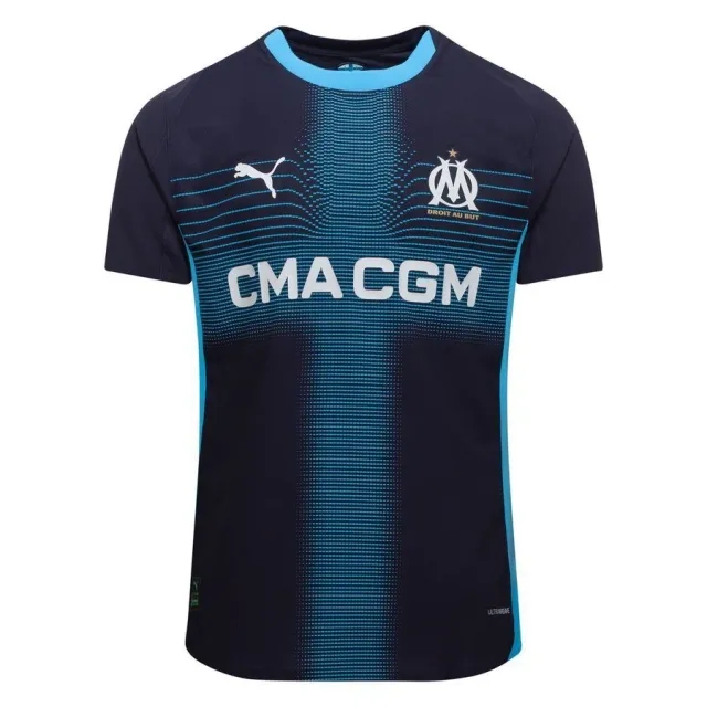 Marseille Away Shirt 2025/26 Authentic - ['Blue']