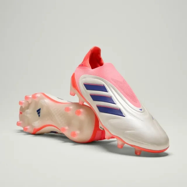 Adidas Copa Pure Elite Iii Laceless Fg Coral Blaze - Off White/Lucid Blue/Signal Coral - ['White']