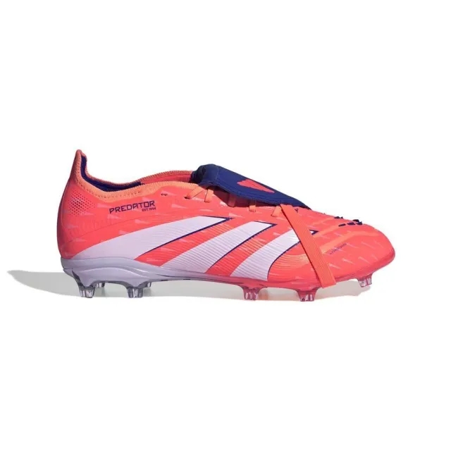 Adidas Predator Elite Fold-Over Tongue Fg Coral Blaze - Signal Coral/Footwear White/Beam Orange Kids - ['Orange']