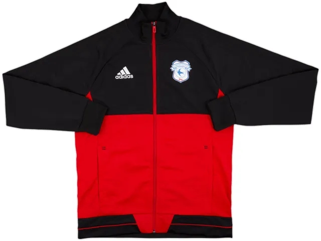 2017-18 Cardiff City adidas Track Jacket - 10/10 - (M)