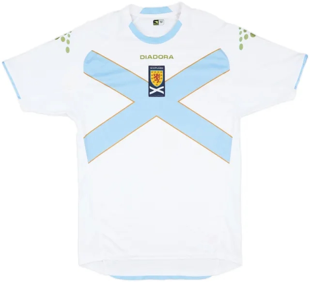 Diadora Scotland Mens SS Away Shirt 2007