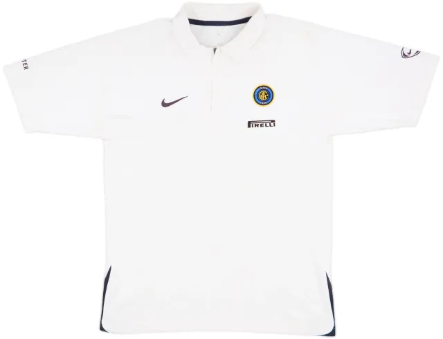 2005-06 Inter Milan Nike Polo Shirt - 8/10 - (L)