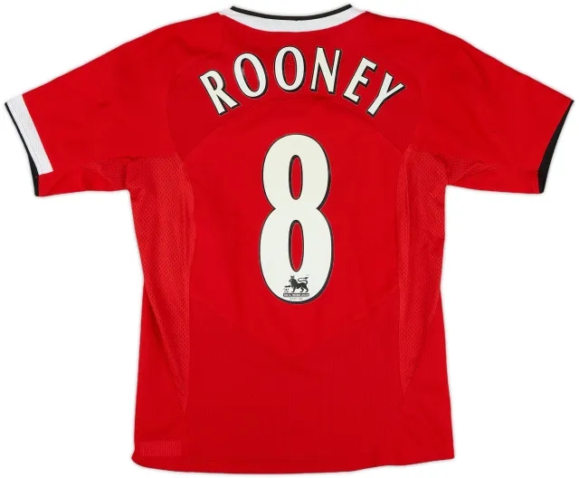 Nike Manchester United Boys SS Home Shirt 2004/06