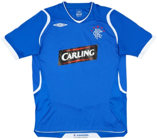 Umbro Rangers Mens SS Home Shirt 2008/09