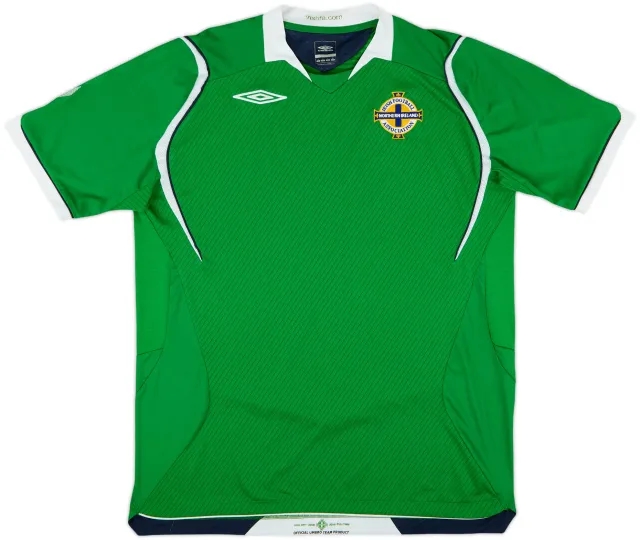 Umbro Northern Ireland Mens SS Home Shirt 2008