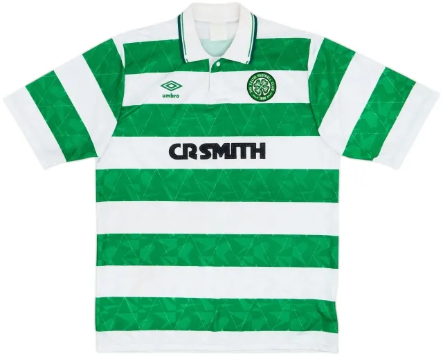 Umbro Celtic Mens SS Home Shirt 1989/91