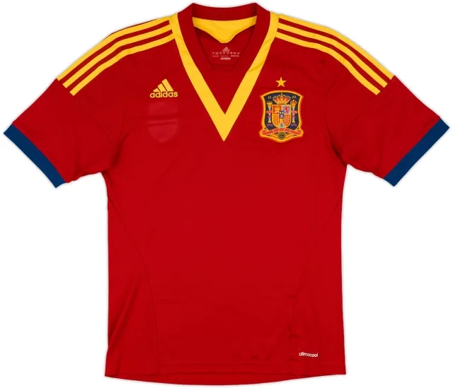 adidas Spain Mens SS Home Shirt 2013