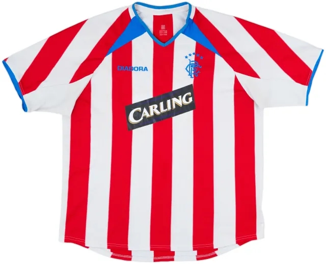 Diadora Rangers Mens SS Away Shirt 2003/04