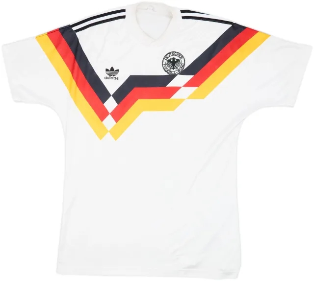 adidas Germany Mens SS Home Shirt 1988