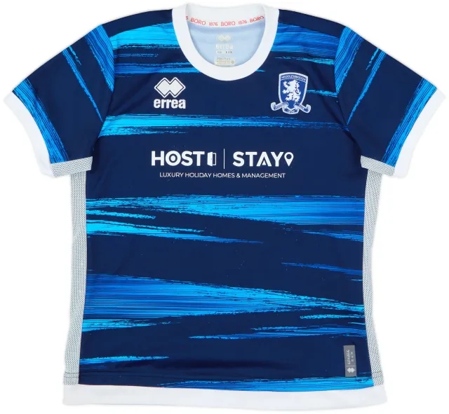 Errea Middlesbrough Boys SS Away Shirt 2022/23