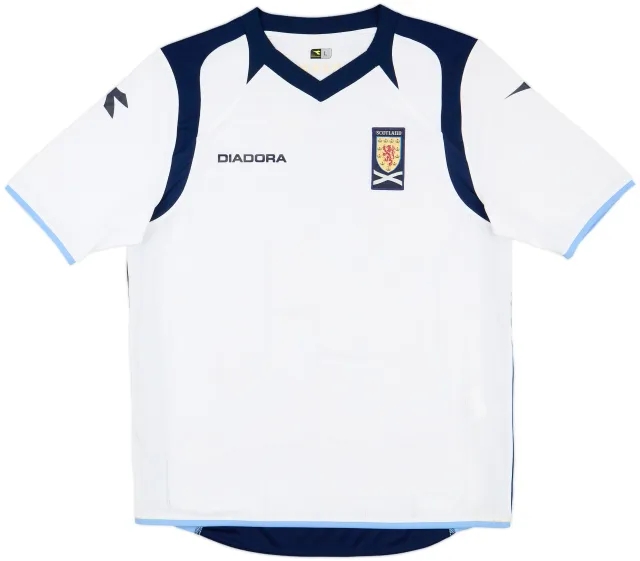 Diadora Scotland Mens SS Away Shirt 2009