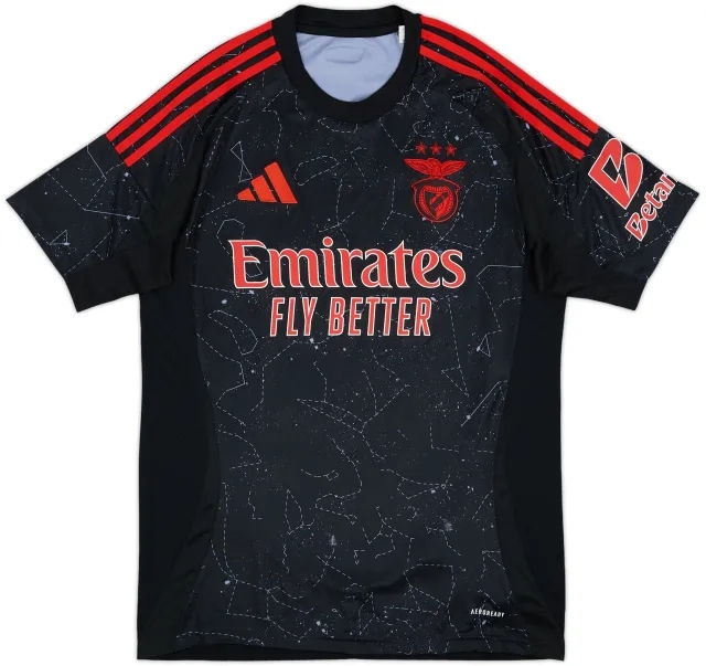 adidas Benfica Mens SS Away Shirt 2024/25