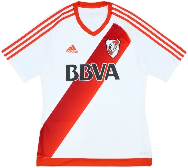 adidas River Plate Mens SS Home Shirt 2016/17