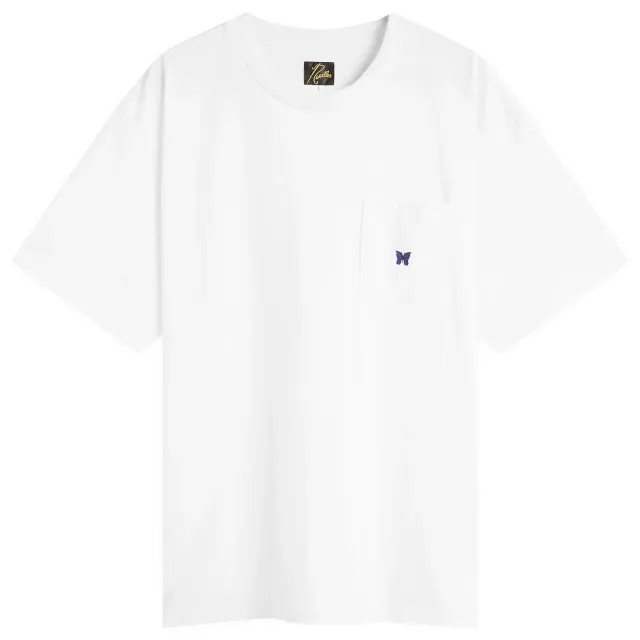Needles Men's Crew Neck T-Shirt White