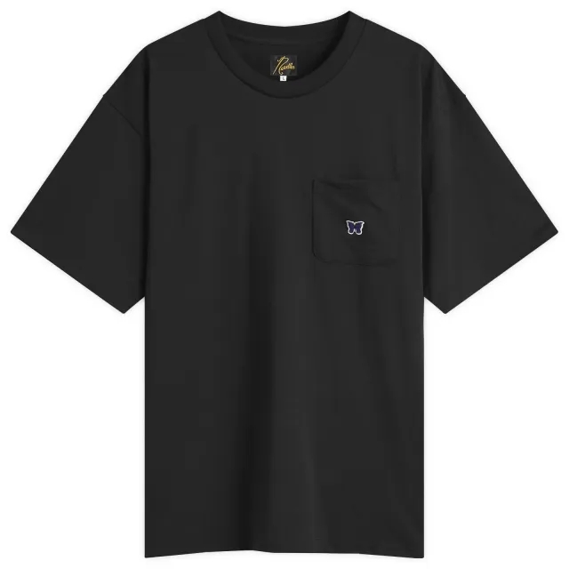 Needles Men's Crew Neck T-Shirt Black