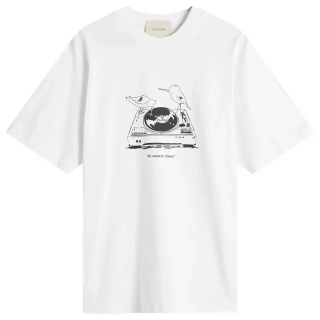 Café Mountain Men's No Requests T-Shirt Natural