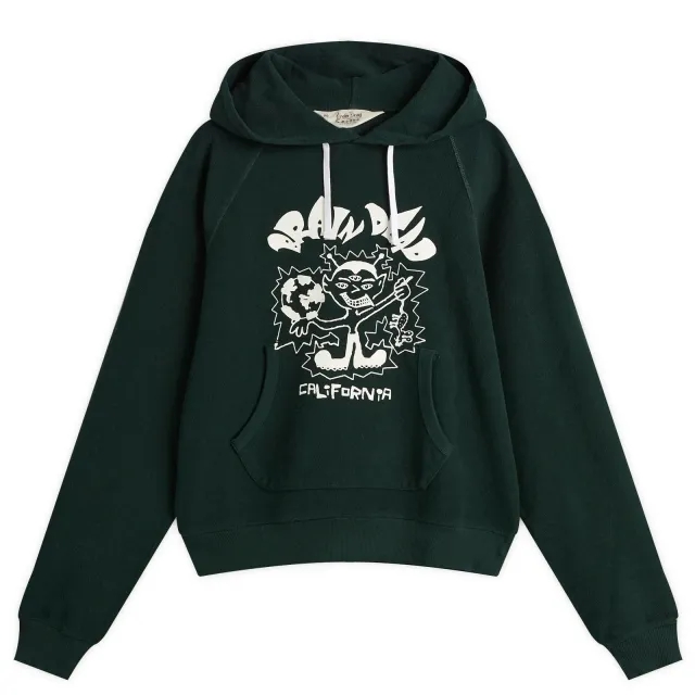 Brain Dead Men's Global Shock Hoodie Forest Green