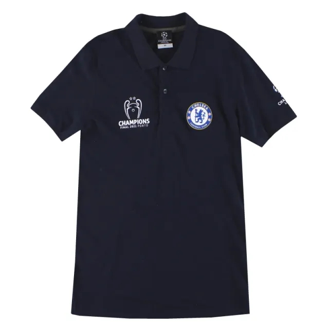 2020-21 Chelsea CL Polo Shirt M - Chelsea / Excellent 
