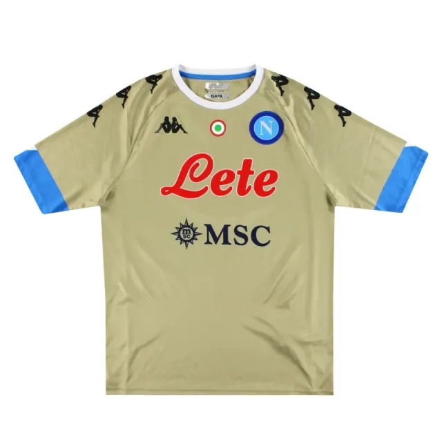 2020-21 Napoli Kappa Goalkeeper Shirt M - Napoli / Excellent 