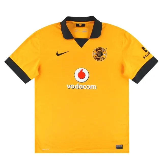2013-14 Kaizer Chiefs Nike Home Shirt L - Other World Clubs / Excellent 