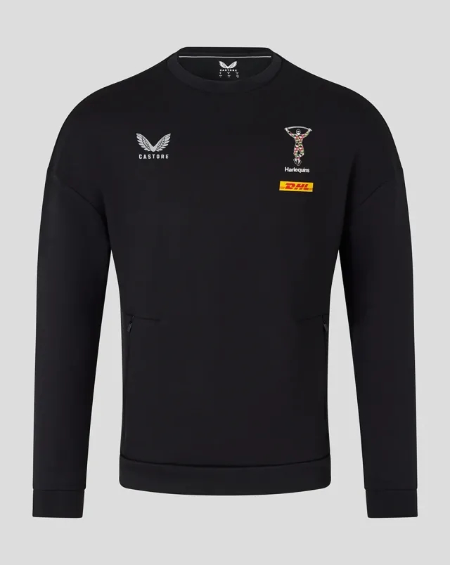 Castore Harlequins Unisex 25/26 Travel Crew Sweatshirt