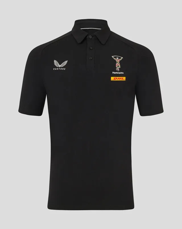 Castore Harlequins Men's 25/26 Travel Polo Shirt