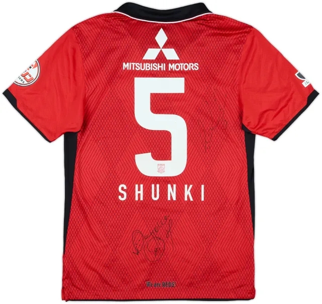 2011 Urawa Red Diamonds Match Issue Signed Home Shirt Shunki #5