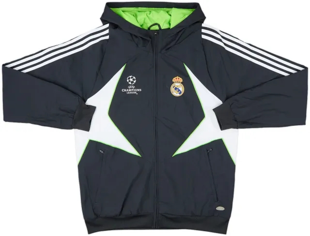20077-08 Real Madrid CL adidas Hooded Track Jacket - 7/10 - (M/L)