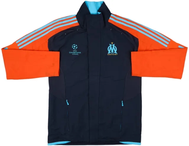2011-12 Olympique Marseille CL adidas Track Jacket - 9/10 - (M)