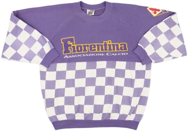 1990-91 Fiorentina Le Felpe Dei Grande Sweat Top - 7/10 - (L)