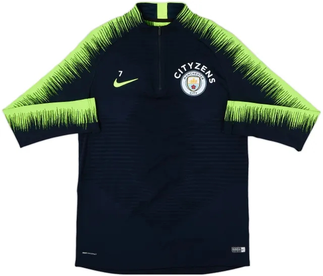 2018-19 Manchester City Player Issue Vaporknit Sweat Top #7 (Sterling) - 9/10 - (M)