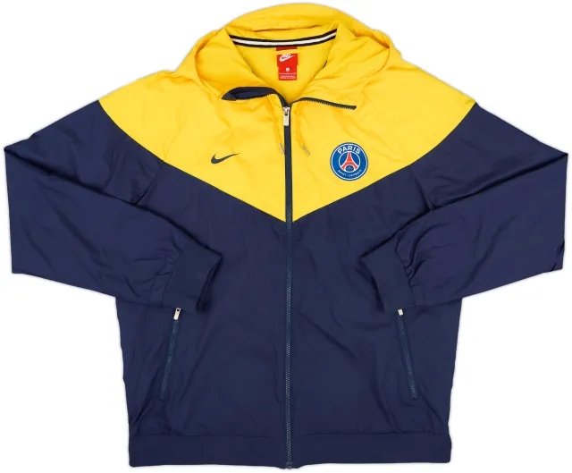 2017-18 Paris Saint-Germain Nike Hooded Track Jacket - 10/10 - (L)