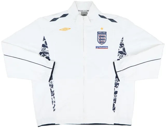 2007-08 England Umbro Track Jacket - 7/10 - (XXL)