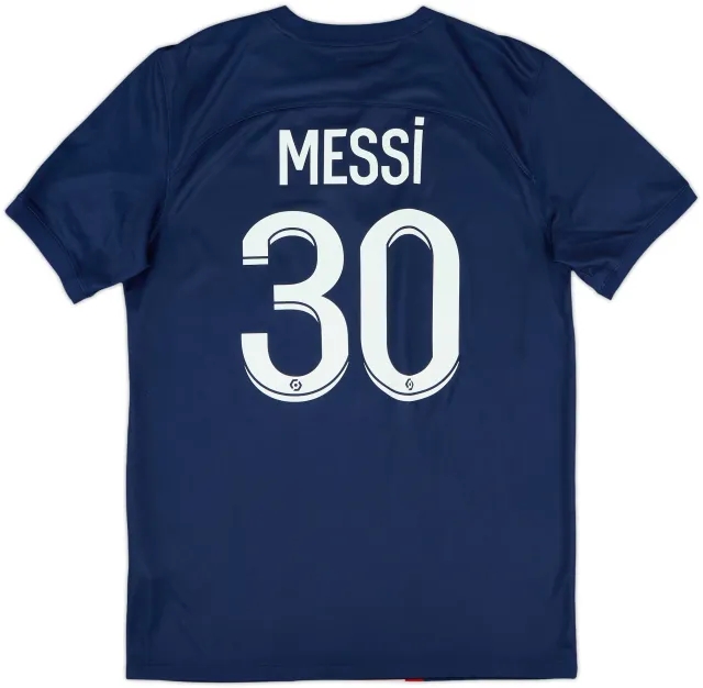 2022-23 Paris Saint-Germain Home Shirt Messi #30 - 9/10 - (M)