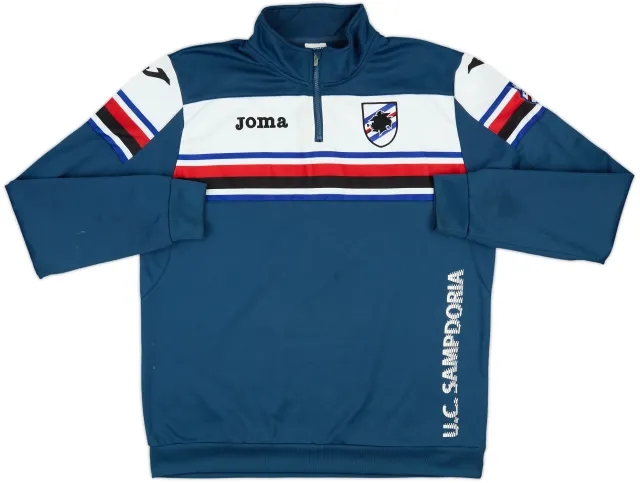 2015-16 Sampdoria Joma 1/4 Zip Training Top - 6/10 - (XXL)