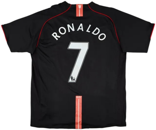 2007-08 Manchester United Away Shirt Ronaldo #7 - 8/10 - (XXL)