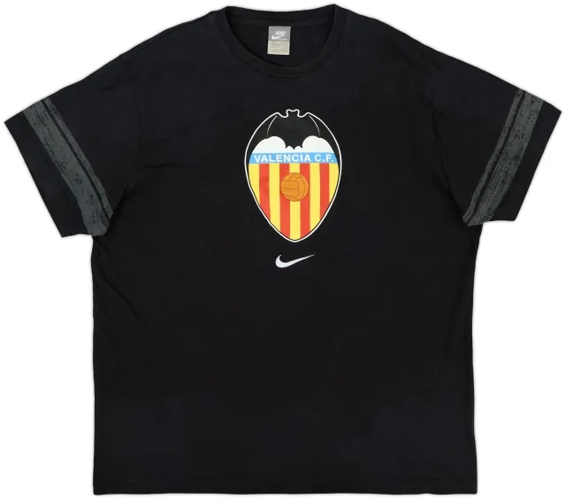 2008-09 Valencia Nike Cotton Tee - 9/10 - (XXL)