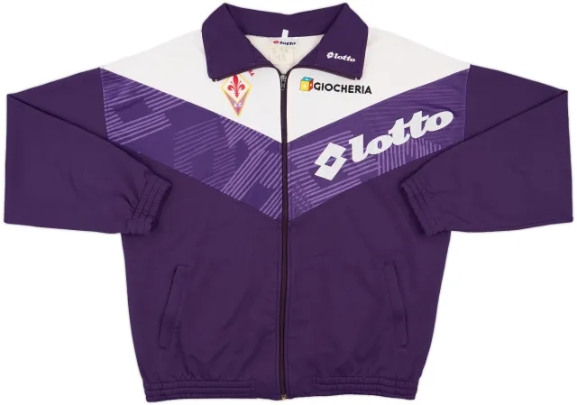1991-92 Fiorentina Lotto Track Jacket - 8/10 - (XL)