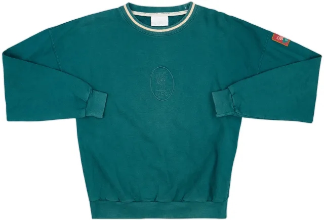 1992-93 Liverpool adidas Sweat Top - 8/10 - (S)