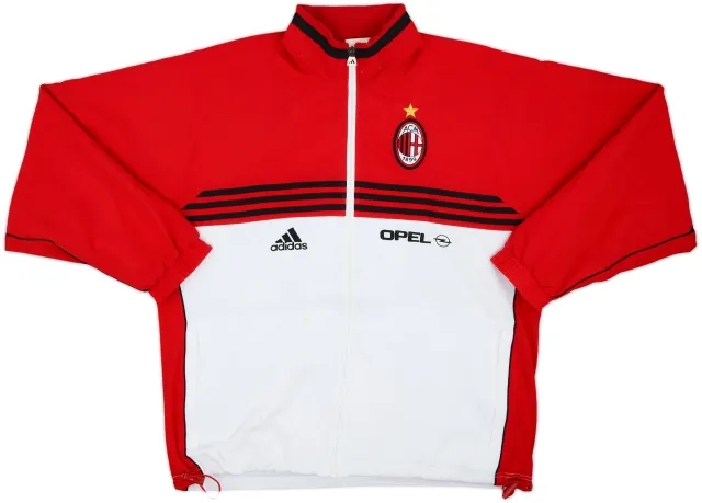 2000-02 AC Milan adidas Track Jacket - 6/10 - (M)
