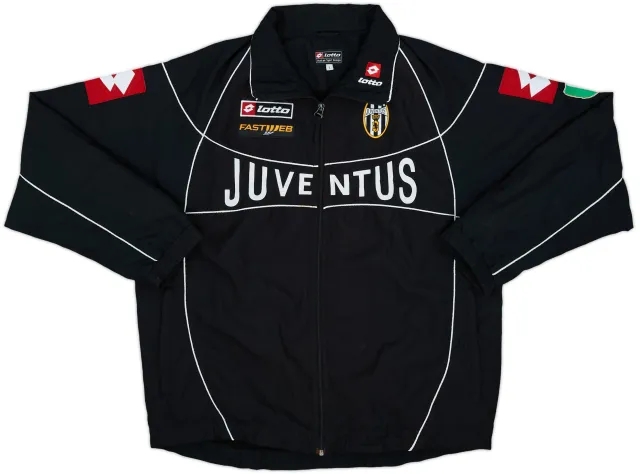 2002-03 Juventus Lotto Track Jacket - 8/10 - (L)