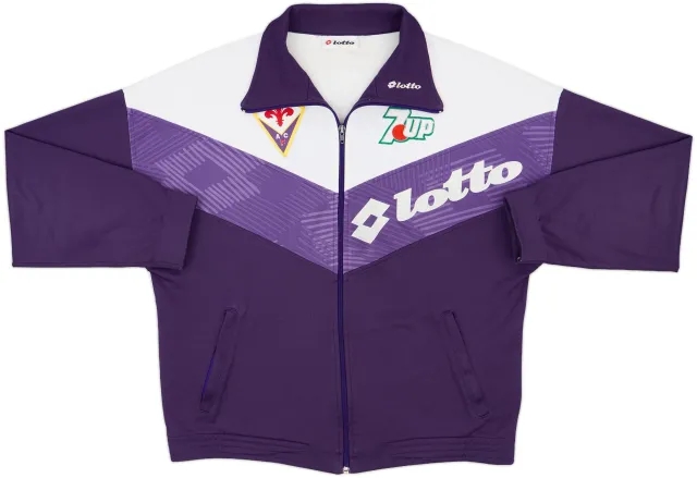 1992-93 Fiorentina Lotto Track Jacket - 8/10 - (L)