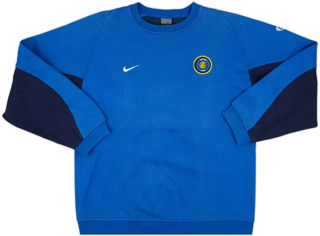 2003-04 Inter Milan Nike Sweat Top - 7/10 - (M)