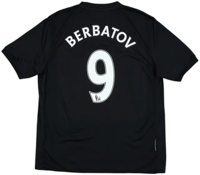 2009-10 Manchester United Away Shirt Berbatov #9 - 8/10 - (L)